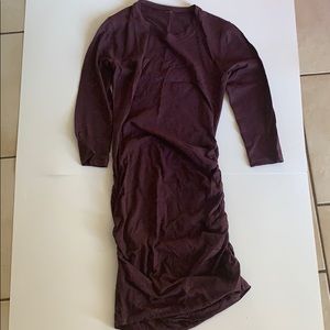 lululemon ruched mini dress